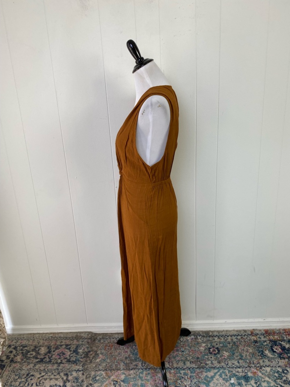 L*Space Womens Amber Brown Down The Line Cover-Up Dress L34429 Sz Small - Picture 11 of 14